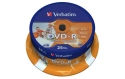 Verbatim DVD-R 4.7GB 16x - Pack of 25