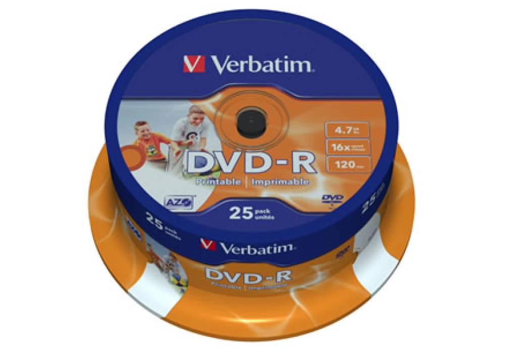 Verbatim DVD-R 4.7GB 16x - Pack of 25