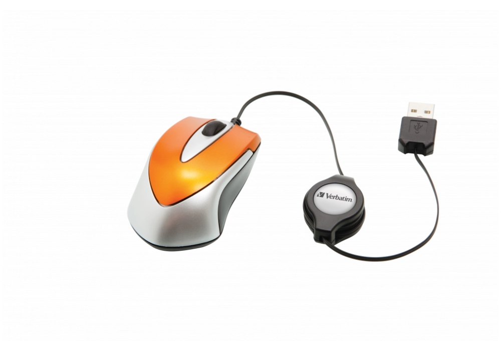 Verbatim Go Mini optical travel mouse (orange volcanique)