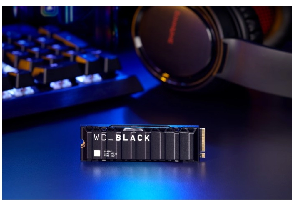 WD Black SSD SN850X Gaming Heatsink M.2 2280 NVMe - 2 TB