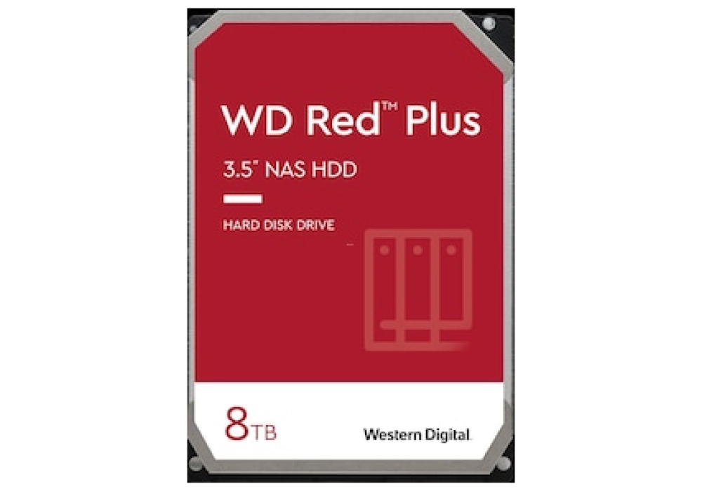 WD Red Plus NAS Hard Drive SATA 6 Gb/s - 8.0 TB (WD80EFZZ)