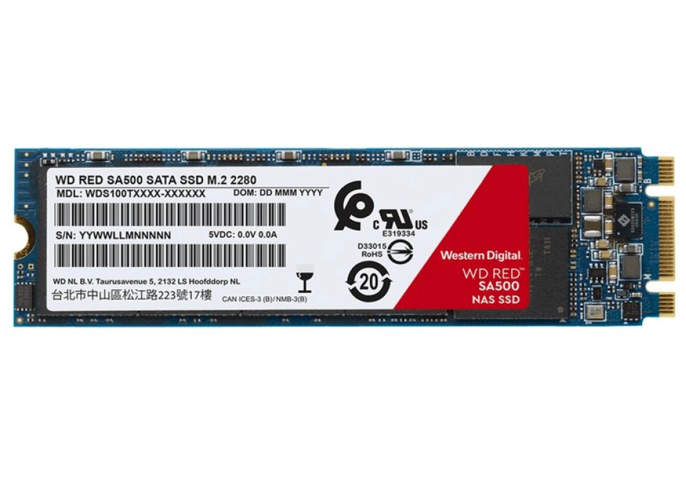 WD Red SA500 SSD M.2 SATA - 500 GB