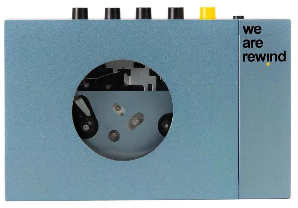 We Are Rewind Lecteur de cassettes portable Bleu