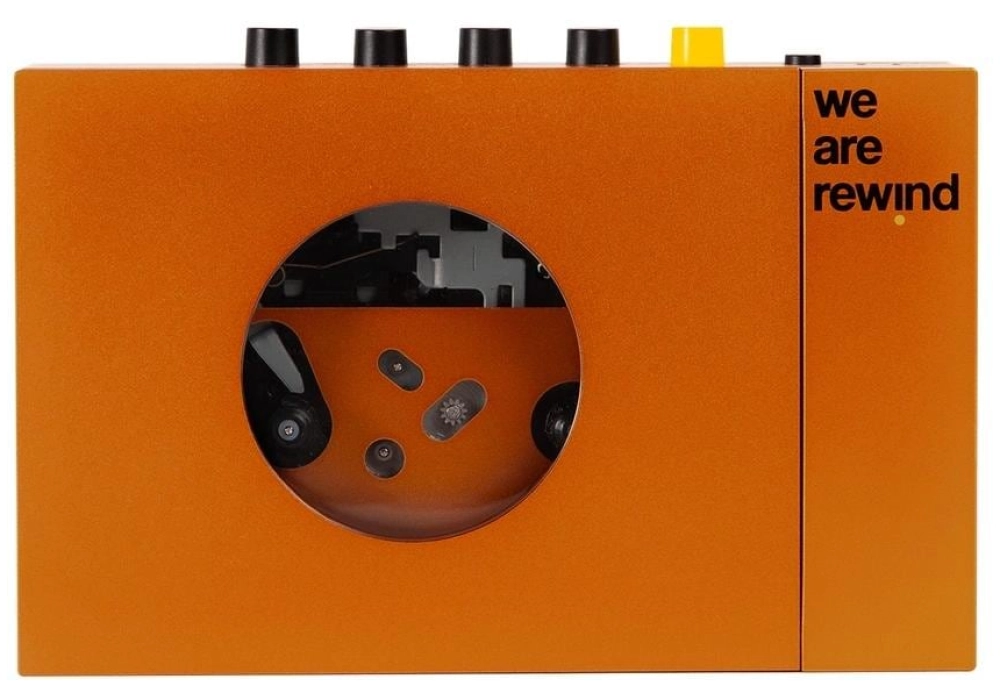  We Are Rewind Lecteur de cassettes portable Orange