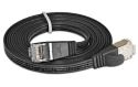 Wirewin CAT6 Shielded Slim Network Cable (Black) - 0.10 m 