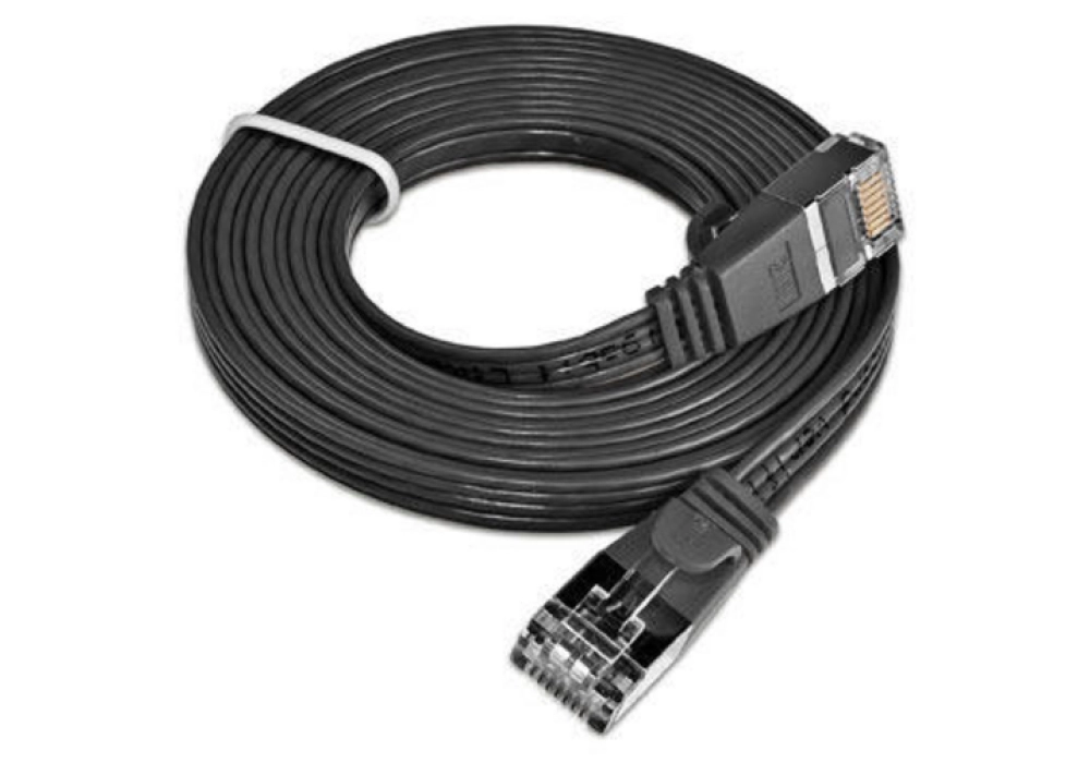 Wirewin CAT6 Shielded Slim Network Cable (Black) - 1.0 m 