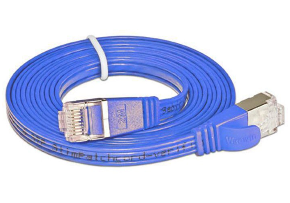 Wirewin CAT6 Shielded Slim Network Cable (Blue) - 1.0 m 