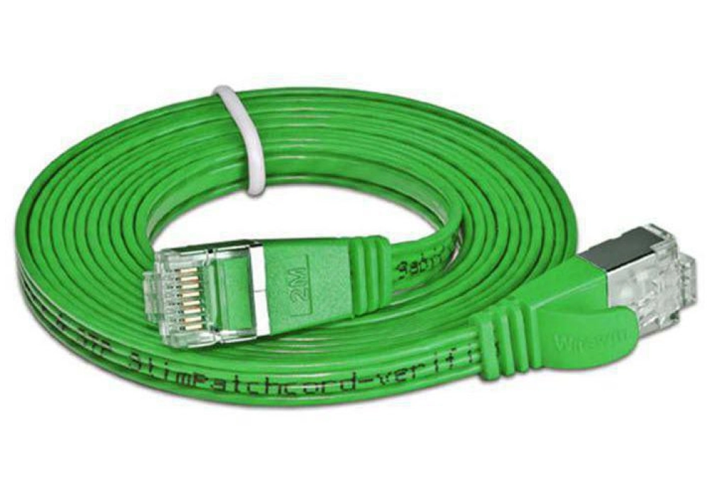 Wirewin CAT6 Shielded Slim Network Cable (Green) - 0.50 m 