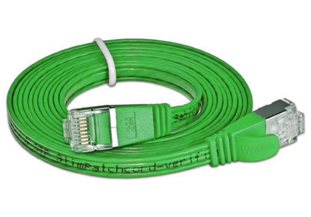 Wirewin CAT6 Shielded Slim Network Cable (Green) - 15.0 m 
