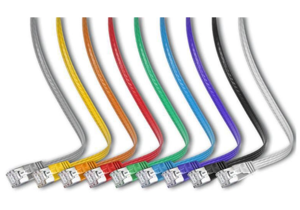 Wirewin CAT6 Shielded Slim Network Cable (Orange) - 0.10 m 