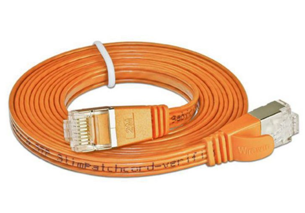 Wirewin CAT6 Shielded Slim Network Cable (Orange) - 5.0 m 