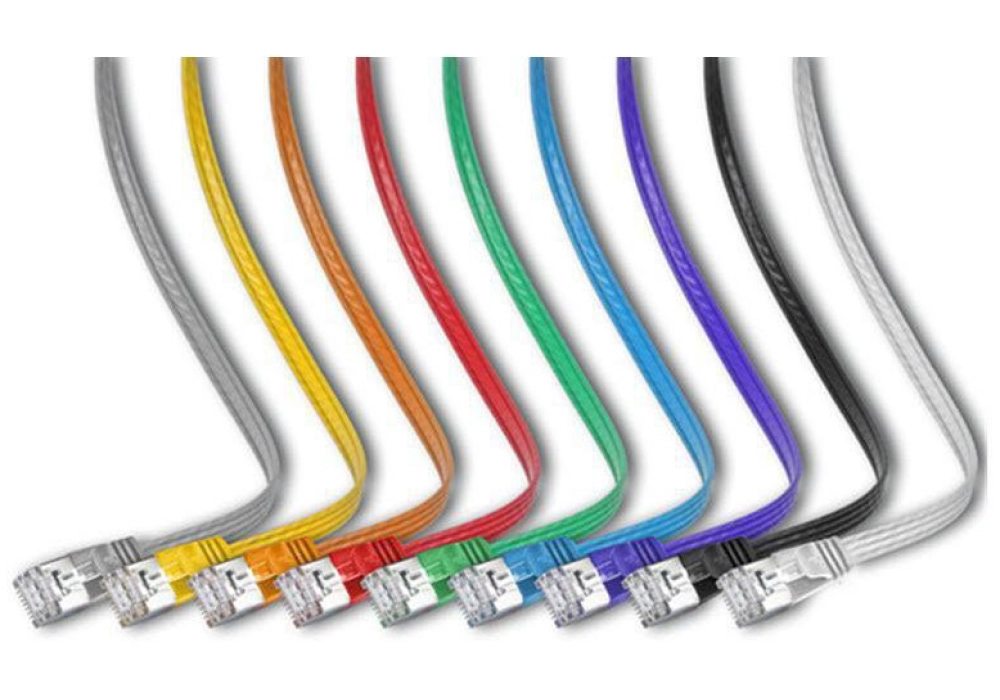Wirewin CAT6 Shielded Slim Network Cable (Orange) - 7.5 m 