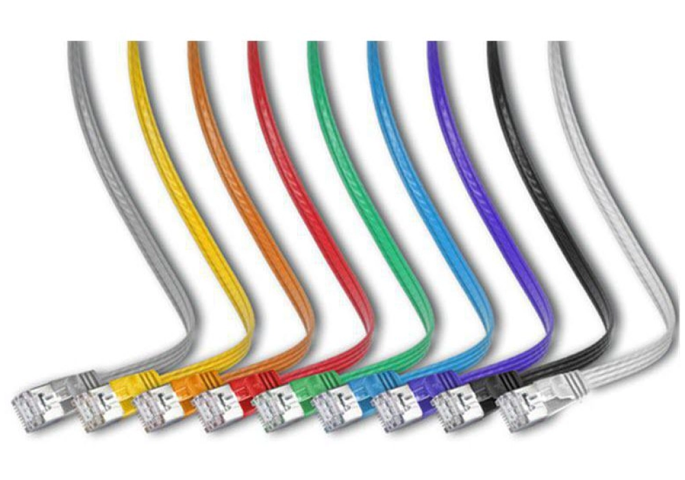 Wirewin CAT6 Shielded Slim Network Cable (White) - 0.10 m 