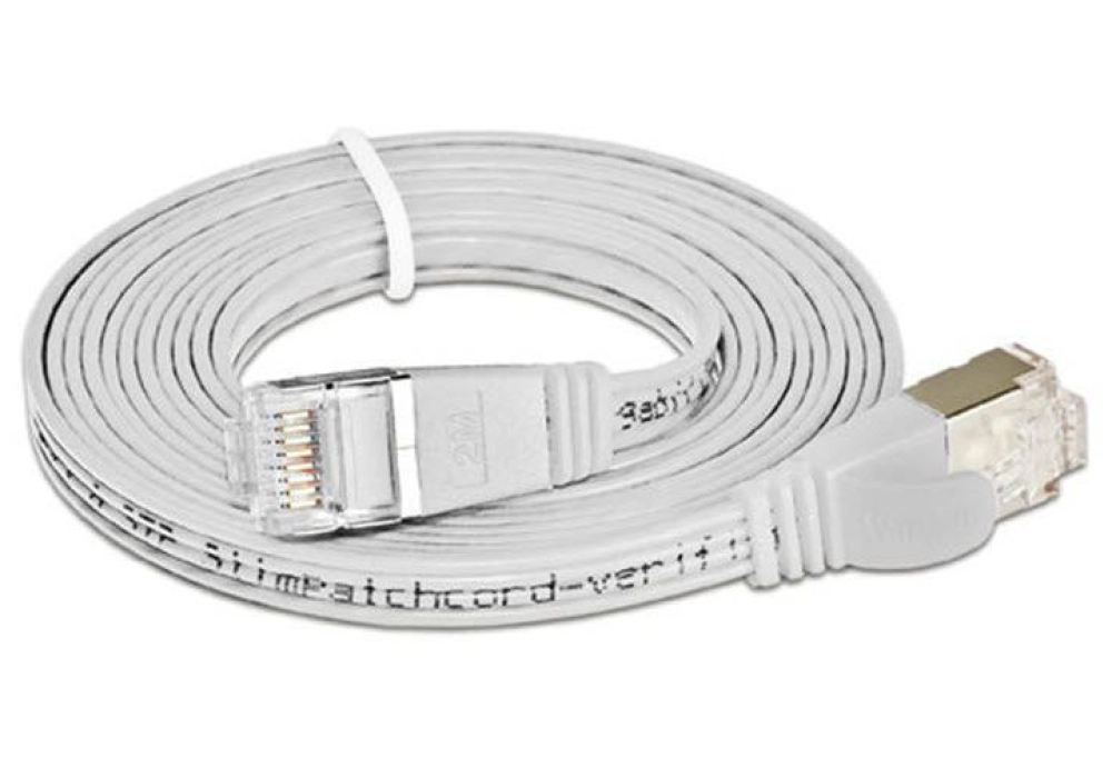 Wirewin CAT6 Shielded Slim Network Cable (White) - 0.25 m 
