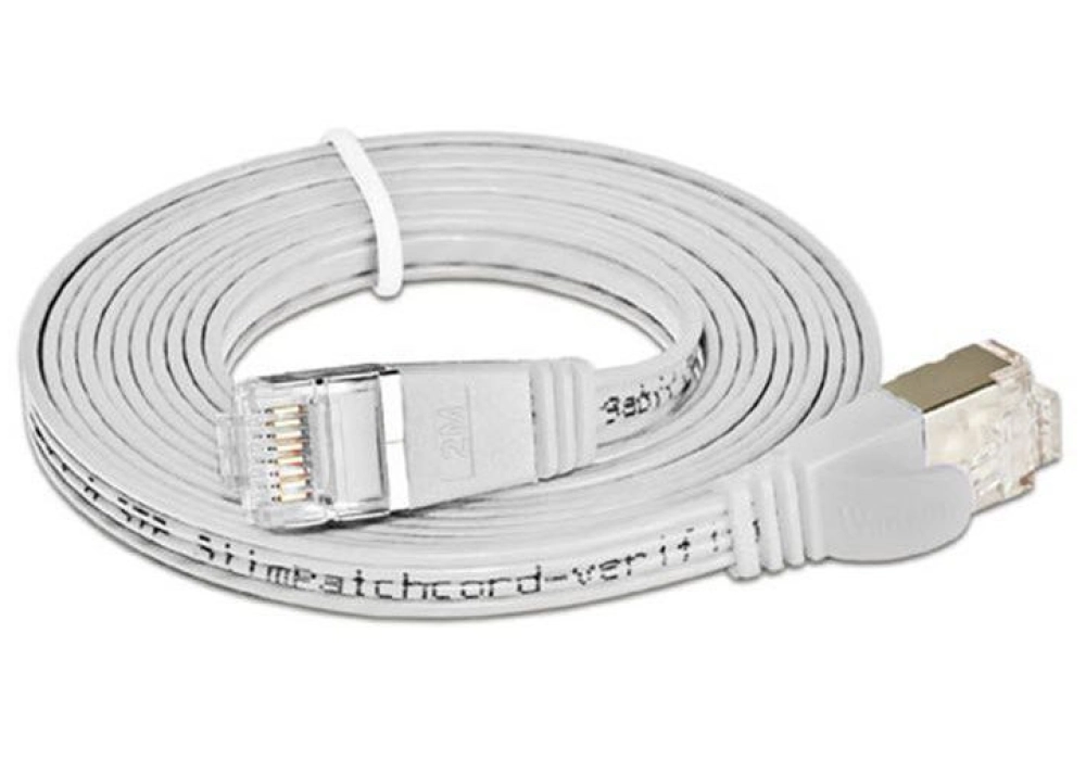 Wirewin CAT6 Shielded Slim Network Cable (White) - 0.75 m 