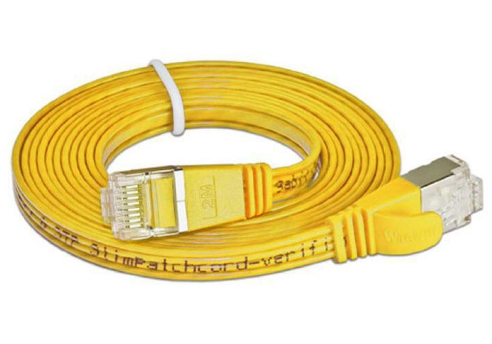 Wirewin CAT6 Shielded Slim Network Cable (Yellow) - 0.50 m 