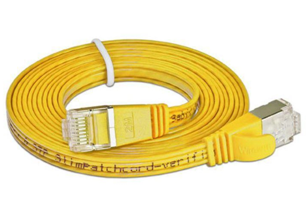 Wirewin CAT6 Shielded Slim Network Cable (Yellow) - 2.0 m 