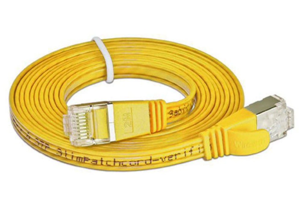 Wirewin CAT6 Shielded Slim Network Cable (Yellow) - 3.0 m 