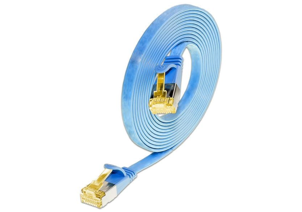 Wirewin CAT6a U/FTP Slim Network Cable (Blue) - 0.10 m 