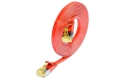 Wirewin CAT6a U/FTP Slim Network Cable (Red) - 0.10 m 