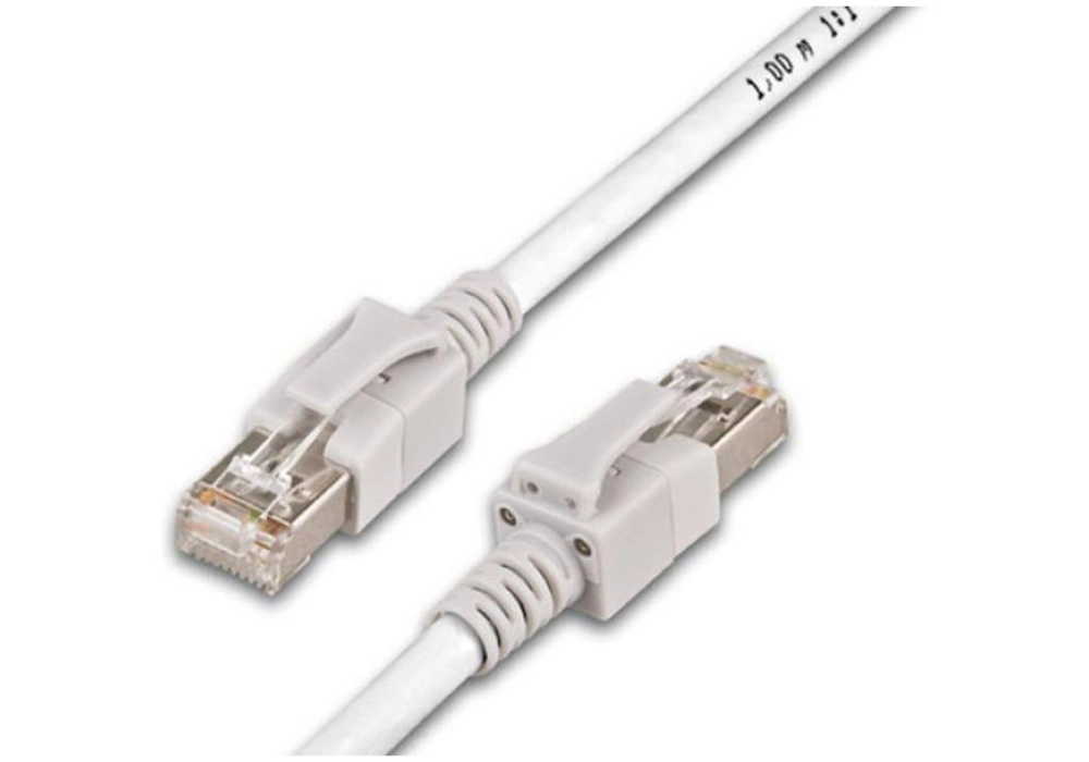 Wirewin Network Cable Cat 6a SFTP LED (Blanc) - 0.5 m