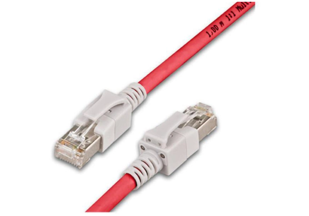 Wirewin Network Cable Cat 6a SFTP LED (Rouge) - 1.0 m