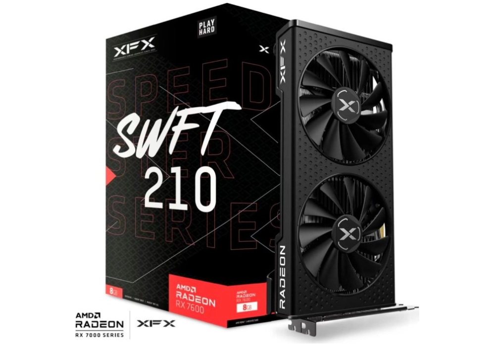 XFX Speedster SWFT 210 Radeon RX 7600 Core Edition 8GB