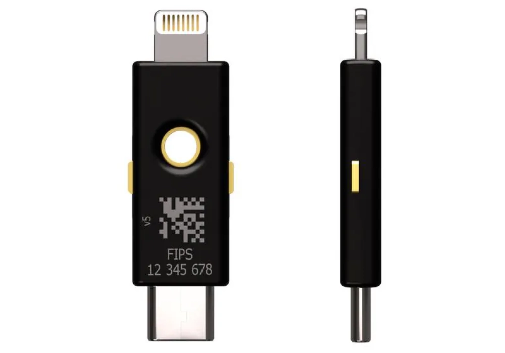 Yubico YubiKey 5Ci FIPS USB-C, Lightning, 1 pièce