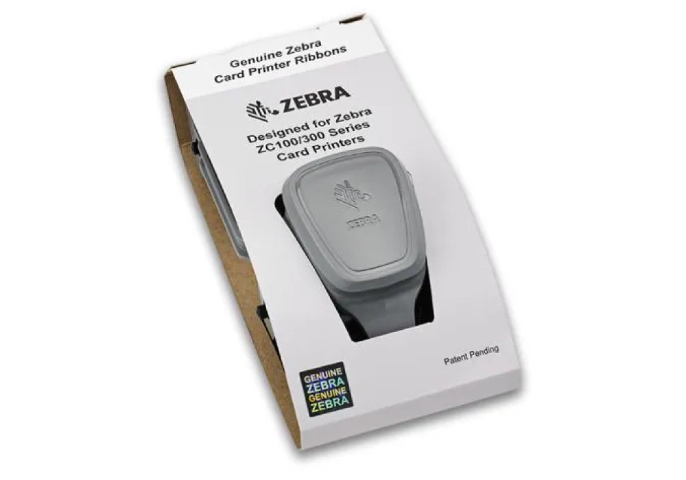 Zebra Technologies Ruban encreur ZC100/300 Blanc, 1500 images