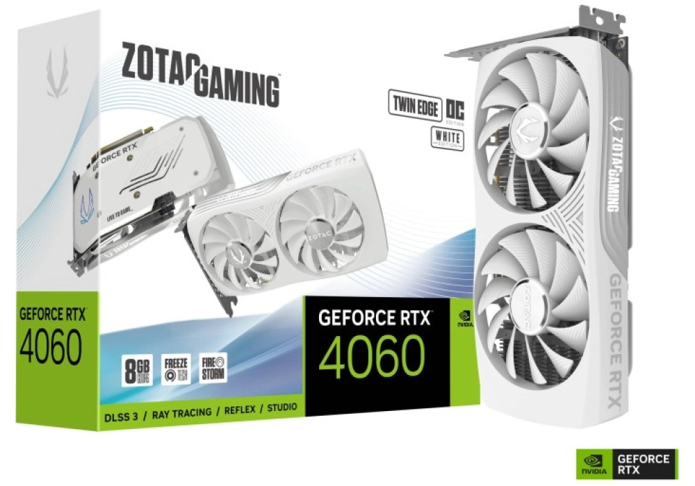 Zotac Gaming GeForce RTX 4060 Twin Edge OC White Edition