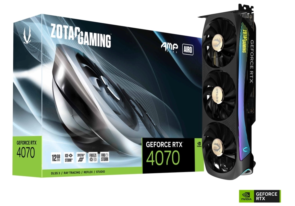 Zotac Gaming GeForce RTX 4070 AMP AIRO