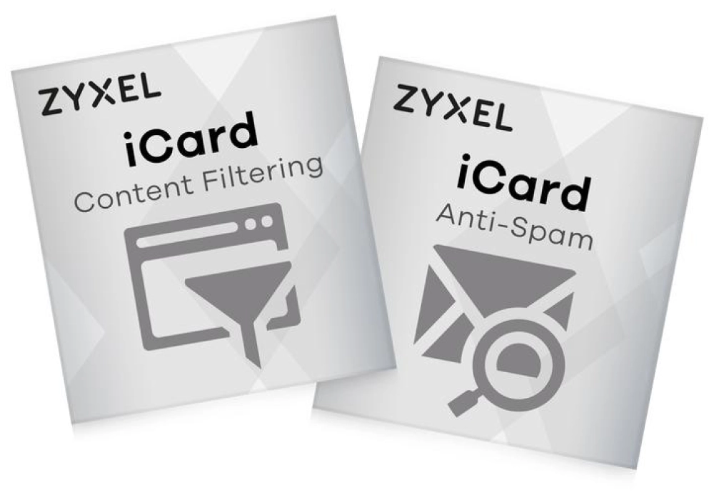 Zyxel iCard CF & anti-spam pour USG FLEX 200 - 1 an
