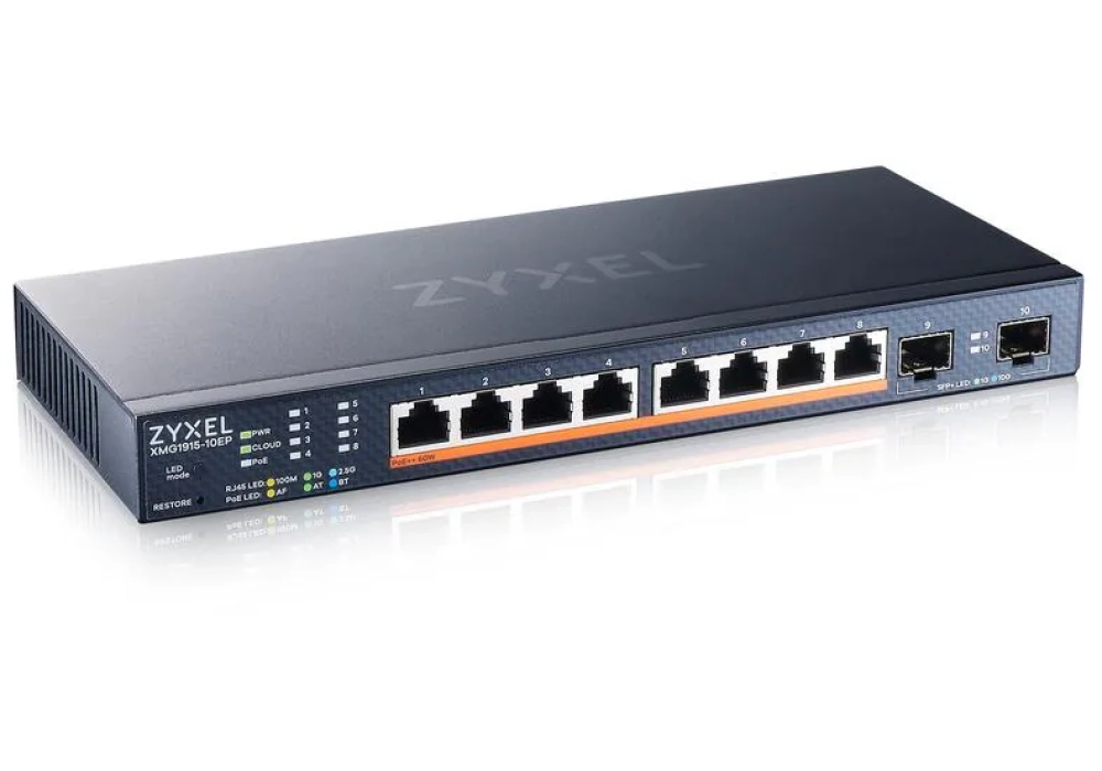Zyxel PoE++ Switch XMG1915-10EP 10 ports